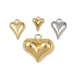 Латунные подвески, сердце прелести, долговечный, без кадмия и без свинца, стойки покрытие