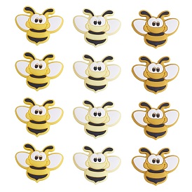 12шт 3 цвета пчелы силиконовые фокусные бусины