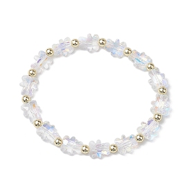 Glass Bear Beaded Stretch Bracelets for Women