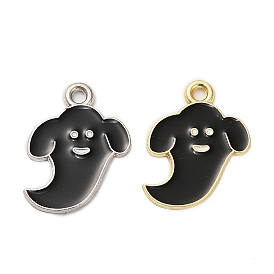 Подвески из сплава черной эмали, призрачное очарование