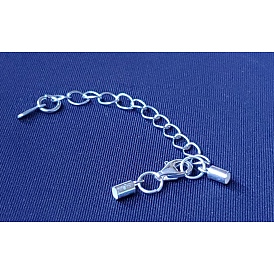 925 trouvaille en argent sterling, avec fermoirs pince de homard et les chaînes