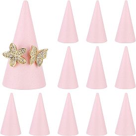 Держатель конусного кольца из цельного дерева, для отображения кольца