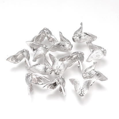 Brass Caps, 2-Petal, Nickel Free