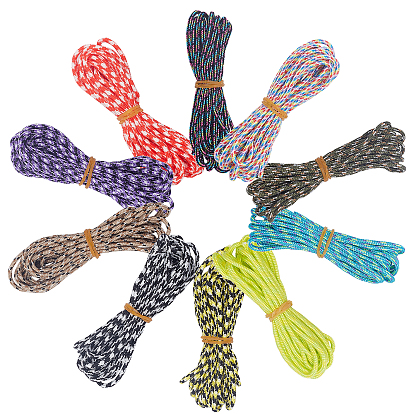 Полипропиленовый шнур, камуфляжная веревка, круглые