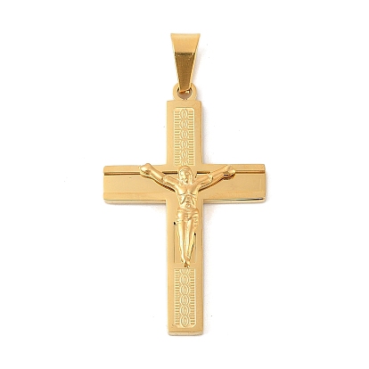 304 подвески из нержавеющей стали, ионное покрытие (ip), подвеска в виде креста-распятия