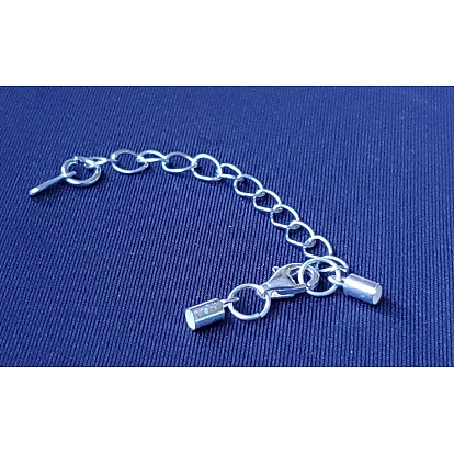 925 trouvaille en argent sterling, avec fermoirs pince de homard et les chaînes