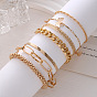 Набор браслетов из сплава для женщин