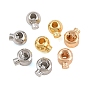 Brass Crimp Beads, Round