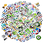 5Bags 2 Styles Self-Adhesive Tag Stickers, Paper Stickers, for Party, Decorative Presents