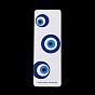 Evil Eye Print Paper Keychain Display Cards, Rectangle