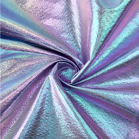 Радужная ткань из искусственной кожи, аксессуары для одежды, для поделок ремесел