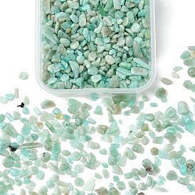 50g бусины из натуральной амазонитовой крошки, нет отверстий / незавершенного