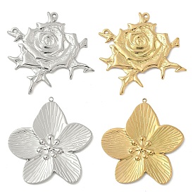 304 подвески из нержавеющей стали, цветок