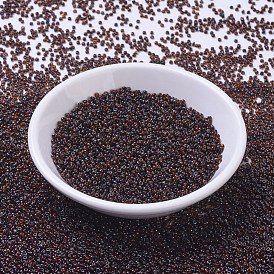 MIYUKI Round Rocailles Beads, Japanese Seed Beads, 11/0, Transparent Colours Picasso