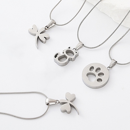 304 pendentifs en acier inoxydable, couleur inox, sans ternissement