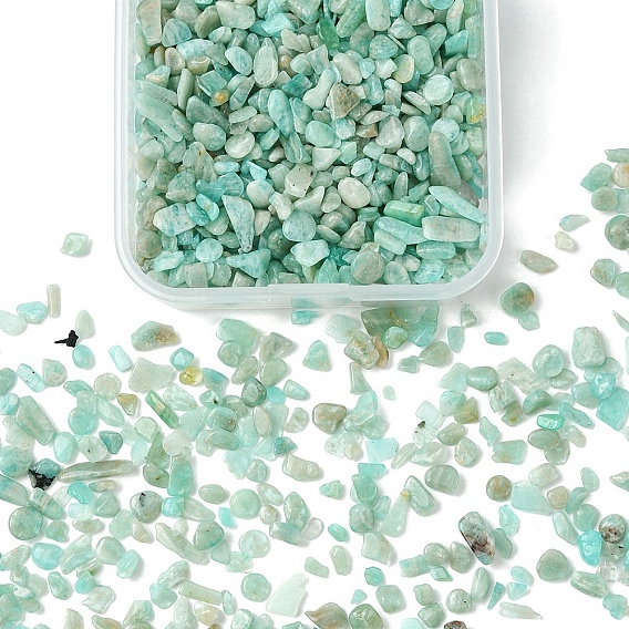 50g бусины из натуральной амазонитовой крошки, нет отверстий / незавершенного