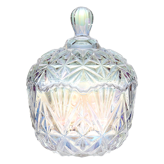 Стеклянная коробка для хранения конфет, украшения для дома