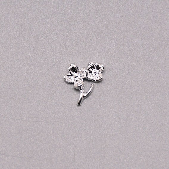 Цветок сплава кабошоны, 3аксессуары для наполнителей d charms, для женского украшения ногтей