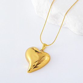 3 шт. европейская роскошь нержавеющая сталь 3 d сердце кулон ожерелья для женщин