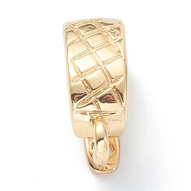 Brass Tube Bails, Loop Bails, Long-Lasting Plated, Oval