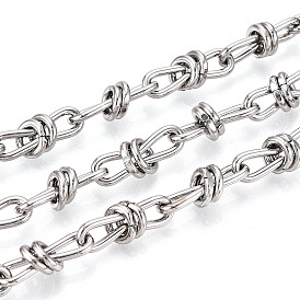 Латунные узловые цепи, несварные, с катушкой