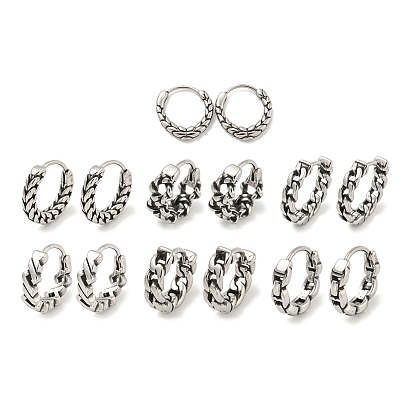 316 серьги-кольца из хирургической нержавеющей стали, кольцо