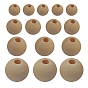 500 шт деревянные бусины, круглые