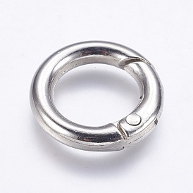 Anillos de la puerta del resorte de aleación de zinc, o anillos