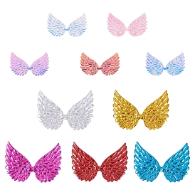 Glittery Angel Wings Patches, DIY Craft Applique Children Hair Accessories