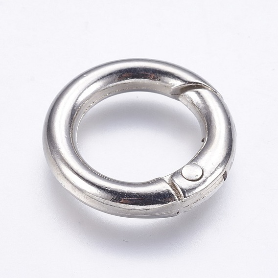 Zinc Alloy Spring Gate Rings, O Rings