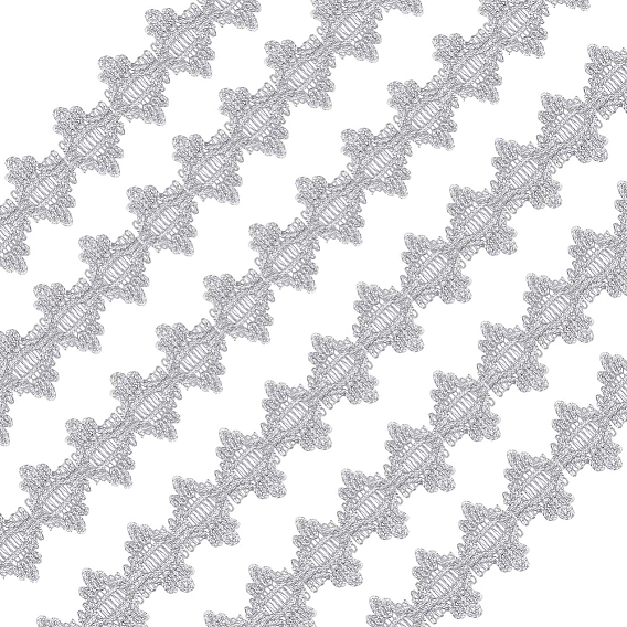 Кружевные ленты из полиэстера, цветочная кружевная отделка, аксессуары для одежды