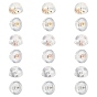 9Pair 925 Sterling Silver Clutch Earring Backs, with Silicone Cover, Flat Round
