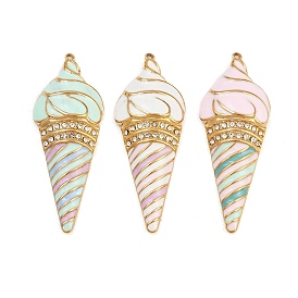 304 нержавеющей стальной эмали подвески, мороженое, реальный 18 k позолоченный, ионное покрытие (ip)