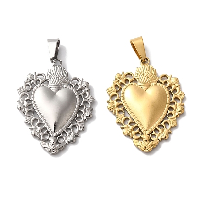 Вакуумное покрытие pvd 304 подвески из нержавеющей стали, сердце прелести