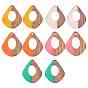 Resin & Wood Pendants, Teardrop