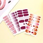 Full Cover Nail Art Stickers, Marble Flower Animal Tartan Self-adhesive Nail Art Decals Strips, for Women Girls Manicure Nail Art Decoration