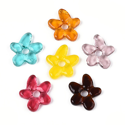 Бусины лэмпворк , цветок