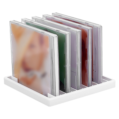 12 Gitterförmige CD-Aufbewahrungsregale aus Kunststoff, Rechteck