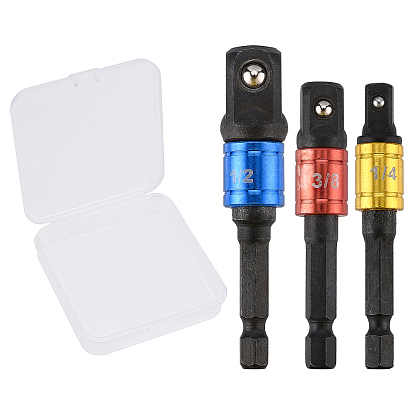 1 Set Stainless Steel Soket Wrench Adapters