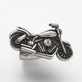 304 Stainless Steel Hook Clasps, For Leather Cord Bracelets Making, Motorcycle