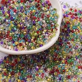 Glass Cylinder Beads, Seed Beads, Inside Colours, Round Hole