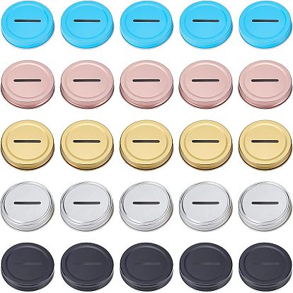 Жестяная пластина для монет, крышка банки каменщика