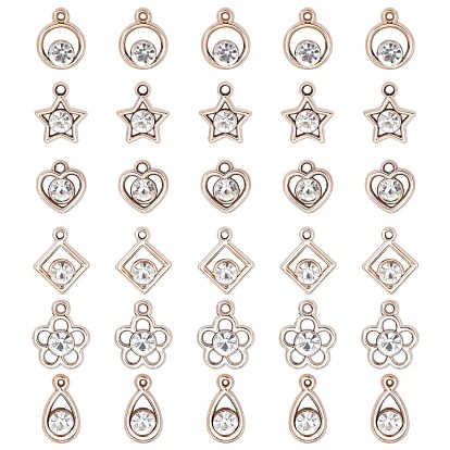 УФ-покрытие акриловыми подвесками, с акриловыми стразами, разнообразные