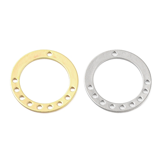 Латунные люстры ссылки компонент, без кадмия, без никеля и без свинца, круглый кольцевой разъем