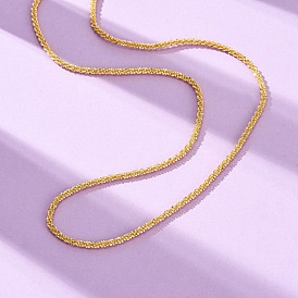 2 мм латунь цепи ожерелья, стойки покрытие, без свинца и без кадмия, долговечный