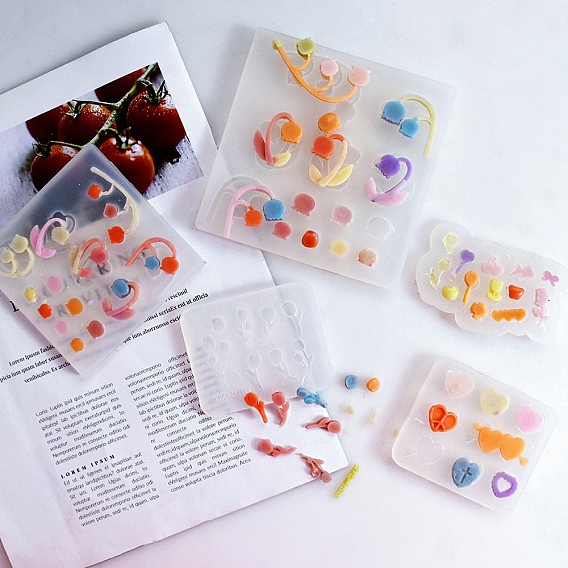 Силиконовые формы, формы для литья смолы, белые