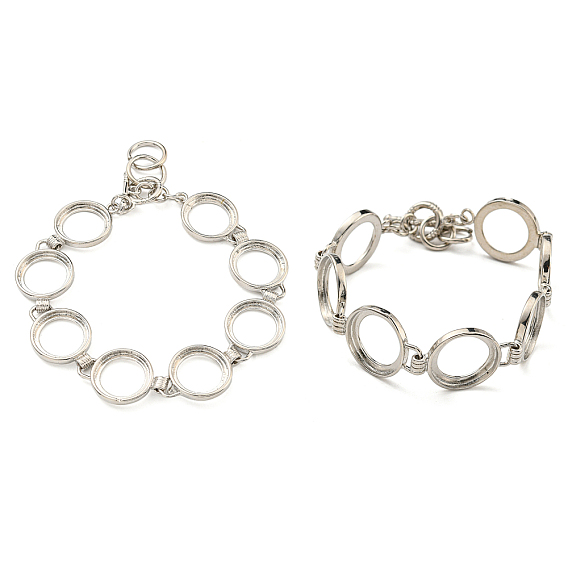 Изготовление браслета из латуни с плоским круглым звеном и подносом