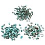Synthetic Turquoise Beads, Dyed, Chip, No Hole/Undrilled