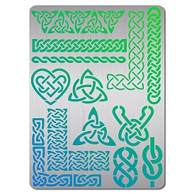 Трафареты для резки металла из нержавеющей стали, для diy scrapbooking / фотоальбом, декоративное тиснение, матовый цвет нержавеющей стали