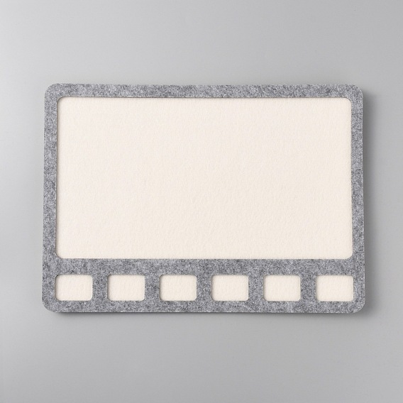 Planches de conception de perles de feutre, rectangle